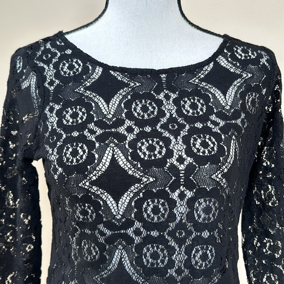 Free People Black Lace Dress - Picture 3 of 10